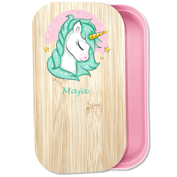 Lunch box unicorn bread box