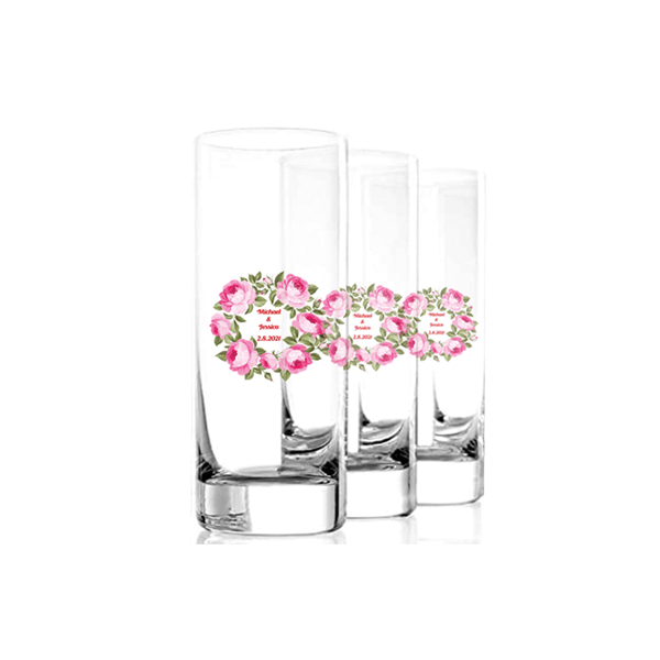 3er-Set Wassergläser, Trinkgläser, Cocktailgläser aus bleifreiem Kristallglas - itpieces