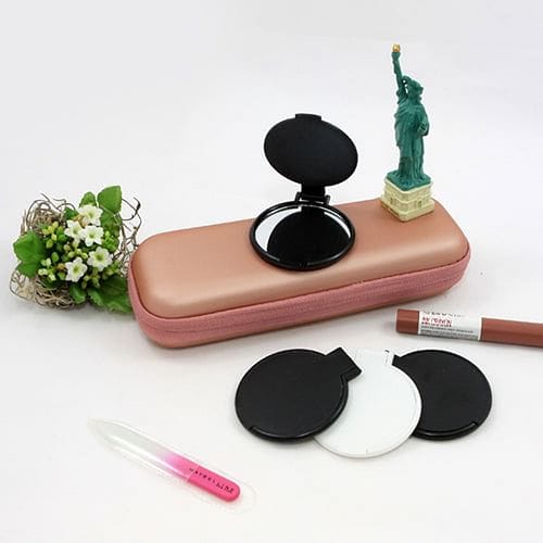 Handtaschenspiegel rund klein Kosmetikspiegel - itpieces